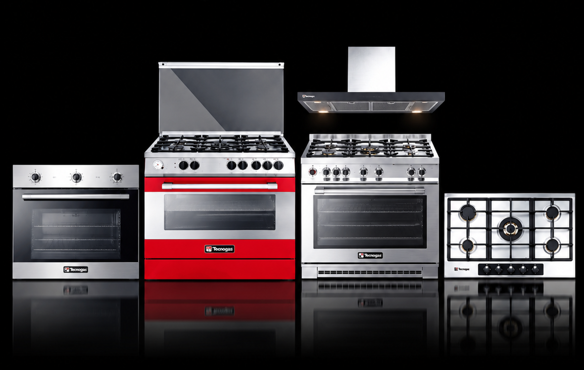 Peralatan dapur Tecnogas pada dapur modern